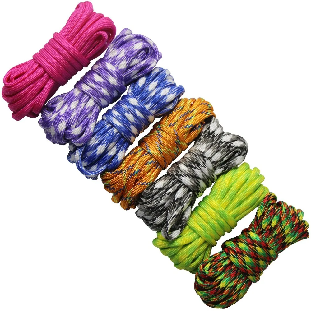 7pcs Paracord Bracelet Cord Lifeline Parachute Rope Outdoor Survival Safe Rope Set DIY Hand Woven Hiking Accessories 3m
7pcs Paracord Bracelet Cord Lifeline Parachute Rope Outdoor Survival Safe Rope Set DIY Hand Woven Hiking Accessories 3m