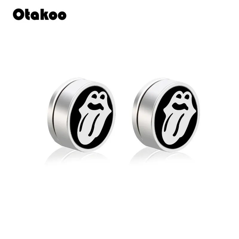 Otakoo Mens Earring Stainless Steel Lovely Tongue Clip Stud Earrings Magnet Fake Plugs No Piercing Clip On Unisex Jewelry
Otakoo Mens Earring Stainless Steel Lovely Tongue Clip Stud Earrings Magnet Fake Plugs No Piercing Clip On Unisex Jewelry