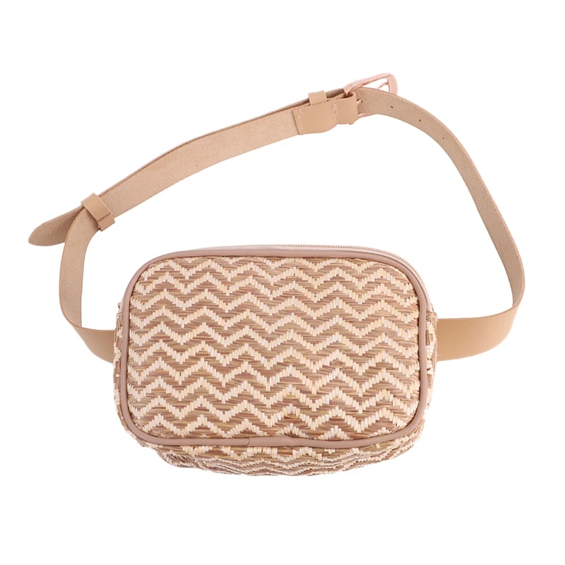 Straw Women Wave Stripe Waist Pack Bag Belt Female Handmade Rattan Square Design Summer Beach Bag Travel Pack Chest Pack Purse
Straw Women Wave Stripe Waist Pack Bag Belt Female Handmade Rattan Square Design Summer Beach Bag Travel Pack Chest Pack Purse