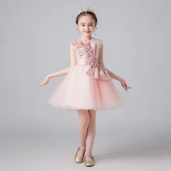Little Kids Baby Sweet Pink Color Birthday Wedding Party Princess Mesh Dress 2019Summer Elegant Children Infant Model Show Dress
Little Kids Baby Sweet Pink Color Birthday Wedding Party Princess Mesh Dress 2019Summer Elegant Children Infant Model Show Dress
