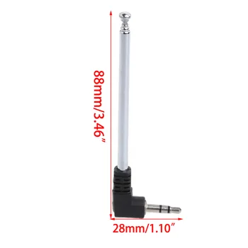 3.5mm Radio Receiver Antenna Stainless Steel Multi-Purpose Interface FM Radio
3.5mm Radio Receiver Antenna Stainless Steel Multi-Purpose Interface FM Radio