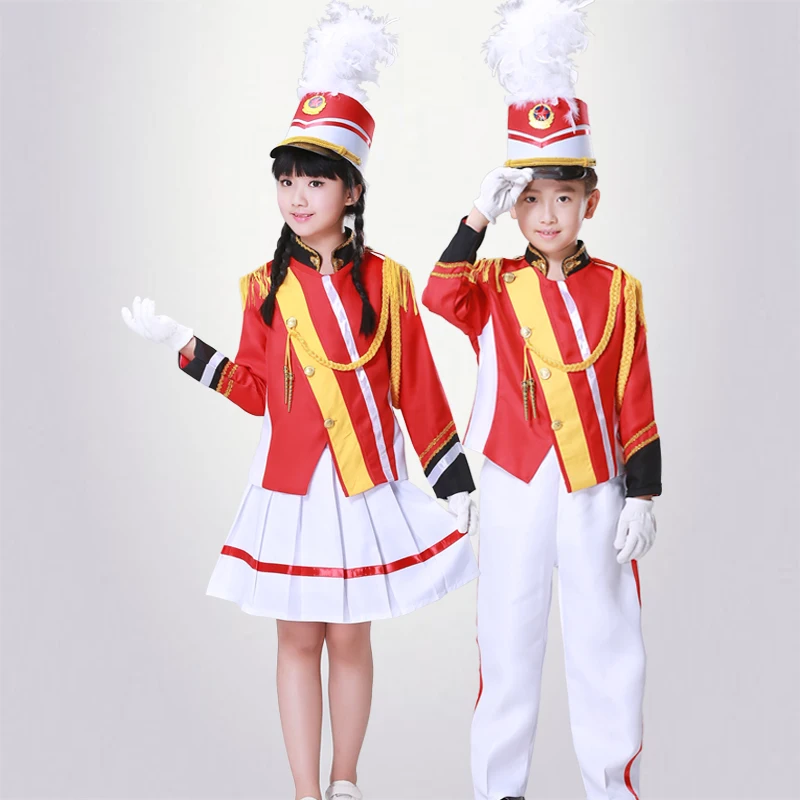 Drum Team Performance Clothing Children's Band Drummer of The Young Pioneers Student Drum Band Clothing
Drum Team Performance Clothing Children's Band Drummer of The Young Pioneers Student Drum Band Clothing