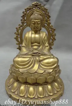 Folk Tibet Pure Brass Joss Lotus Sakyamuni Shakyamuni Buddha Bowl Seat Statue
Folk Tibet Pure Brass Joss Lotus Sakyamuni Shakyamuni Buddha Bowl Seat Statue