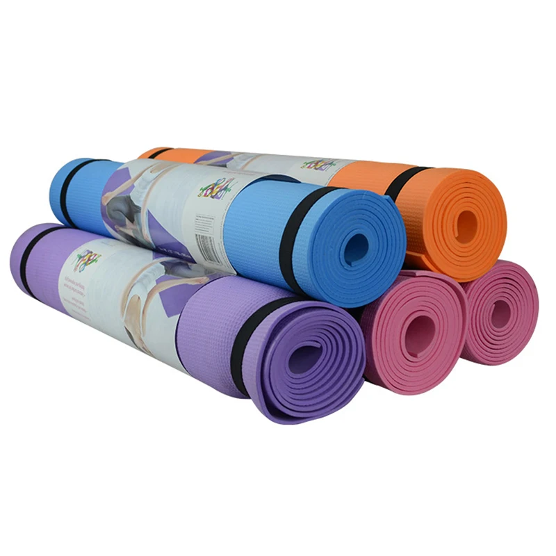 173*60*0.6cm EVA Yoga Mat 6mm Solid Single-sided Embossed Fitness Sports Blanket Unscented Outdoor Yoga Mat
173*60*0.6cm EVA Yoga Mat 6mm Solid Single-sided Embossed Fitness Sports Blanket Unscented Outdoor Yoga Mat