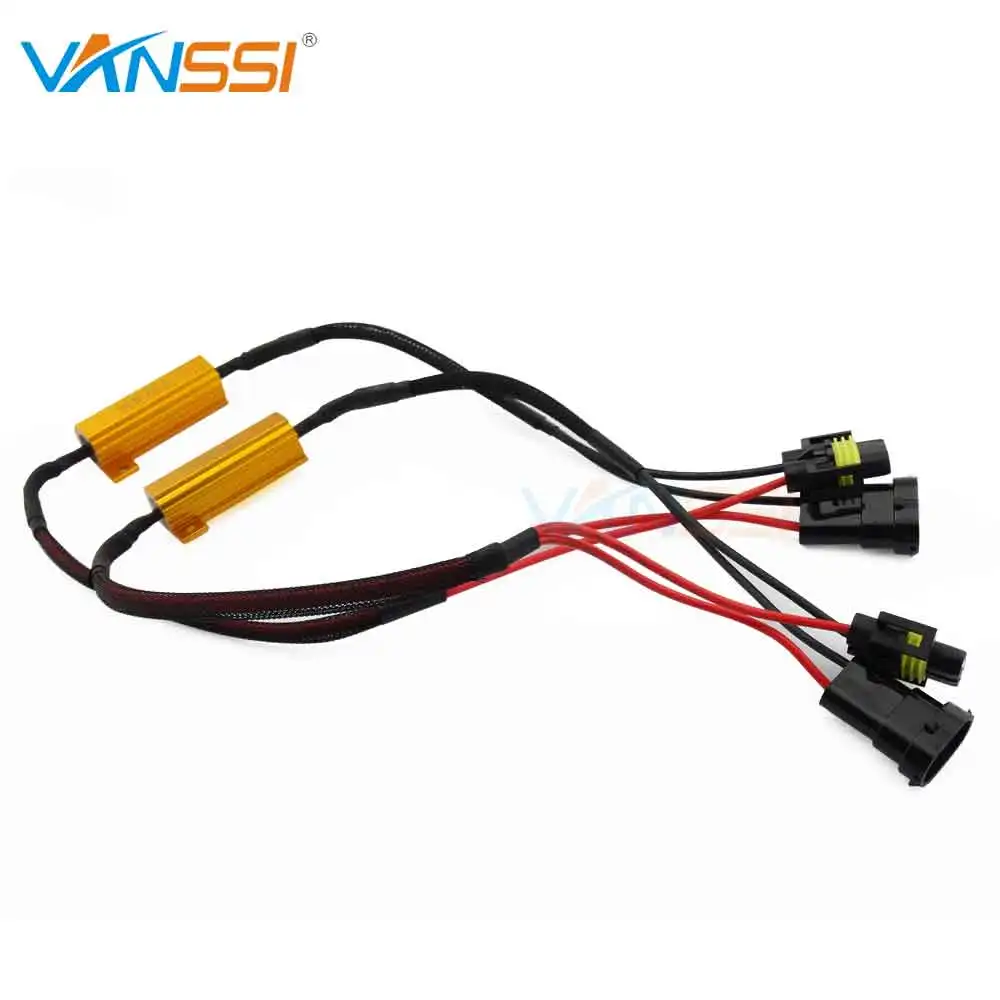 2PCS HB4 9006 LED Decoder Resistor Canbus Wire Harness Adapter for LED Headlight Fog DRL Lamp Bulb
2PCS HB4 9006 LED Decoder Resistor Canbus Wire Harness Adapter for LED Headlight Fog DRL Lamp Bulb