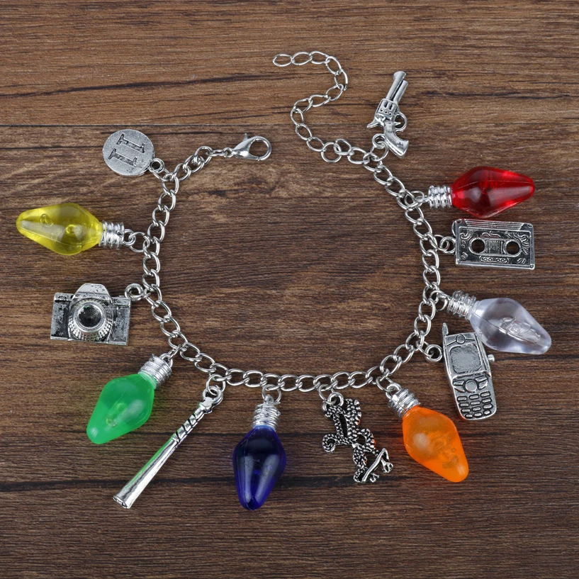 MQCHUN Stranger Things TV Series ( 13 Themed Charms) Assorted Metal Charm Bracelet
MQCHUN Stranger Things TV Series ( 13 Themed Charms) Assorted Metal Charm Bracelet