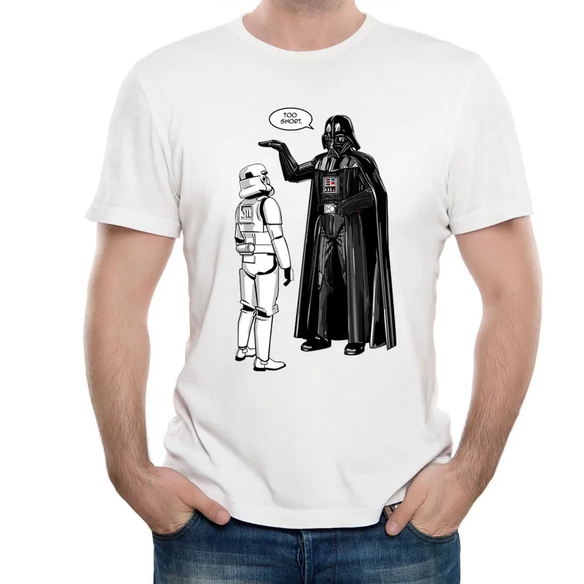 Funny T shirts 2018 New Aren't you a Little Short Star Wars Darth Printing T-shirt Men Summer Tee Shirt Homme Blusa Masculina
Funny T shirts 2018 New Aren't you a Little Short Star Wars Darth Printing T-shirt Men Summer Tee Shirt Homme Blusa Masculina