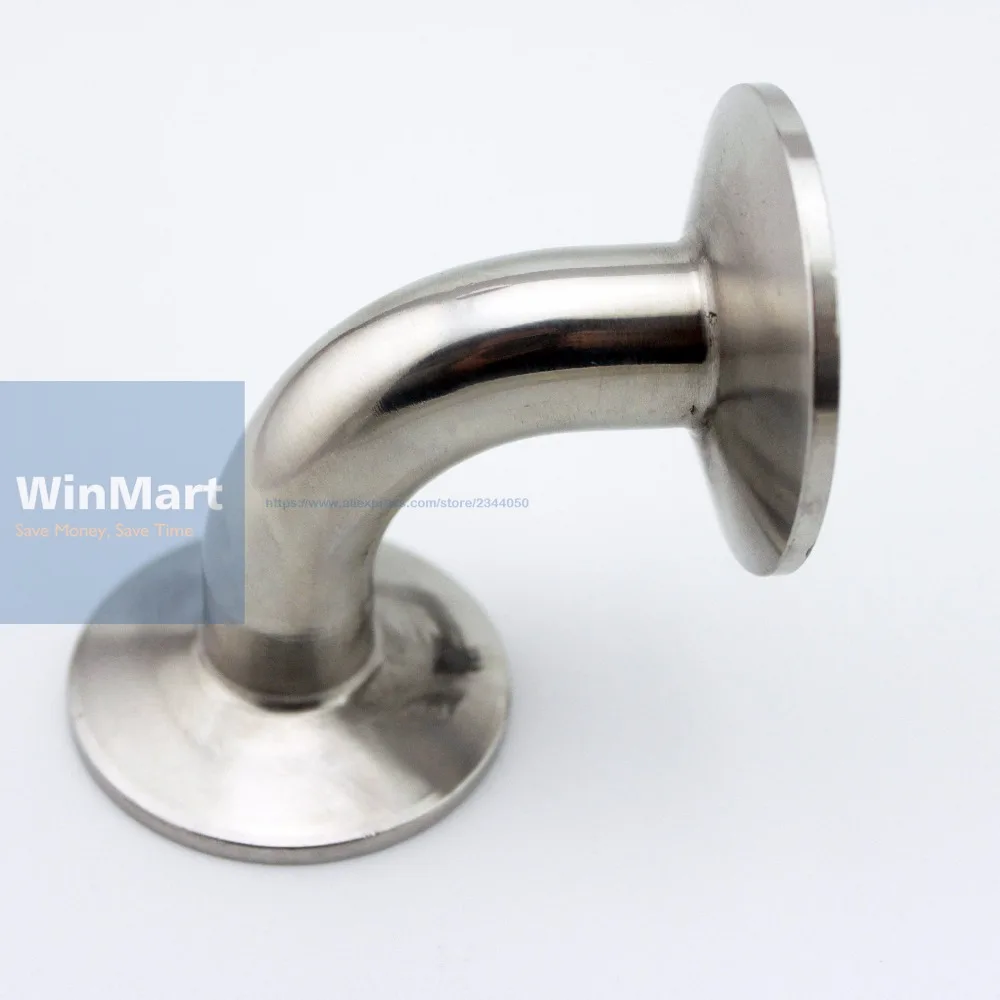 19mm Pipe O/D 304 Stainless Steel 90 Degree Sanitary Tri Clamp 50.5mm Feerule OD Elbow Pipe Fitting For Homebrew 1.5" Tri Clamp
19mm Pipe O/D 304 Stainless Steel 90 Degree Sanitary Tri Clamp 50.5mm Feerule OD Elbow Pipe Fitting For Homebrew 1.5" Tri Clamp