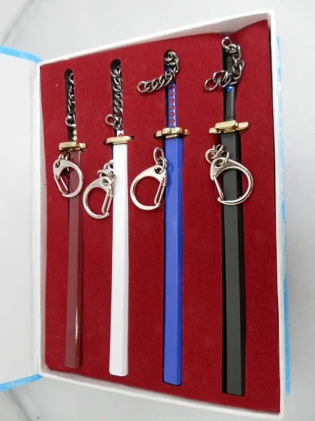 one piece pirates characters Roronoa Zoro swords weapon keychains one-piece key chain decoration hanging keyrings 4 in 1 model
one piece pirates characters Roronoa Zoro swords weapon keychains one-piece key chain decoration hanging keyrings 4 in 1 model