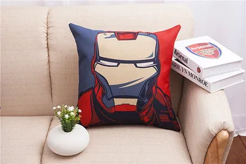 Pillow cover New Iron Man 45x45cm Square pillow Case, Cushions Pillowcase without filling Cotton Linen NB012
Pillow cover New Iron Man 45x45cm Square pillow Case, Cushions Pillowcase without filling Cotton Linen NB012