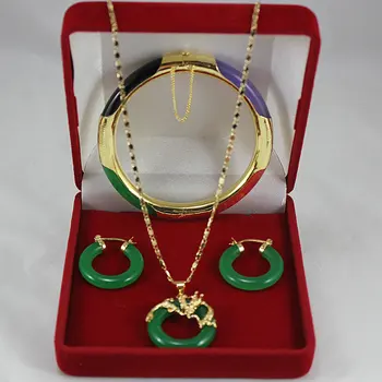 Hot sell free shipping ~~ perfect match unique design multi-colors bracelet7.5", round earings and dragon pendant for
Hot sell free shipping ~~ perfect match unique design multi-colors bracelet7.5", round earings and dragon pendant for