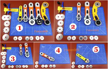 5kind Rotary Cutter Circle Compass Cutter Knife Mat Quilting Sewing Fabric Leather Craft Tool Sewing Stitching Carving Stamping
5kind Rotary Cutter Circle Compass Cutter Knife Mat Quilting Sewing Fabric Leather Craft Tool Sewing Stitching Carving Stamping