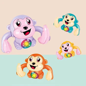 Light Sound Fun Rolling Doll Electric Tumble Monkey Toy Voice Control Animal Model Toy Educational Toys For Children
Light Sound Fun Rolling Doll Electric Tumble Monkey Toy Voice Control Animal Model Toy Educational Toys For Children