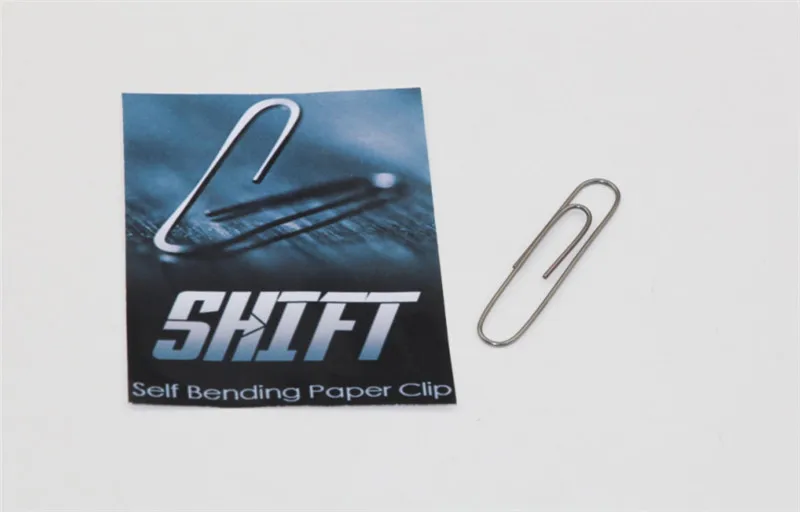 1Pcs Nitinol Shape Meta Memory Shift Self Bending Paperclip Magic Trick Magie Mentalismo Illusion
1Pcs Nitinol Shape Meta Memory Shift Self Bending Paperclip Magic Trick Magie Mentalismo Illusion