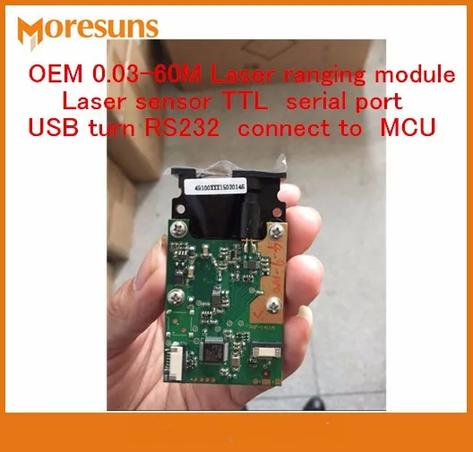 Fast Free Ship 2PCS 0.03-60M Laser ranging module Laser sensor TTL serial port phase method USB turn RS232 connect to MCU
Fast Free Ship 2PCS 0.03-60M Laser ranging module Laser sensor TTL serial port phase method USB turn RS232 connect to MCU