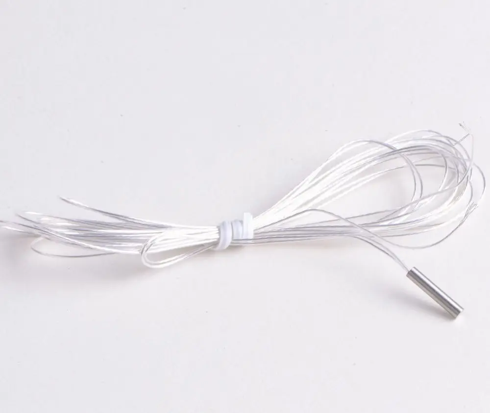 2pcs 1.5 meter Thermistor Cartridge NTC 100K 3950 thermistor M3x15mm -40~250 degree for 3D Printer extruder use
2pcs 1.5 meter Thermistor Cartridge NTC 100K 3950 thermistor M3x15mm -40~250 degree for 3D Printer extruder use