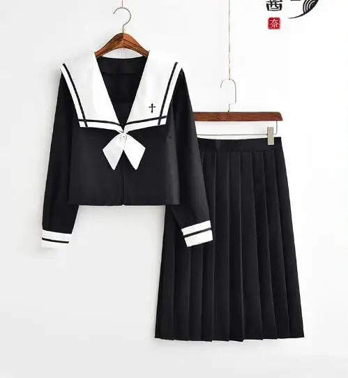 Orthodox JK Uniform Skirt Top Students Soft Sister Navy Sailor Class Uniform Mid-uniform Student Suit JKN2013
Orthodox JK Uniform Skirt Top Students Soft Sister Navy Sailor Class Uniform Mid-uniform Student Suit JKN2013