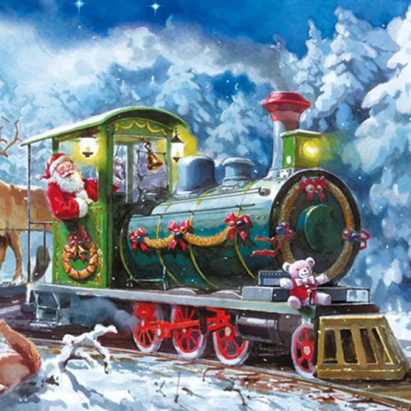 sale 5D diamond painting Santa On Train diy diamond painting embroidery cross stitch Home Decor dimond mosaic KBL
sale 5D diamond painting Santa On Train diy diamond painting embroidery cross stitch Home Decor dimond mosaic KBL