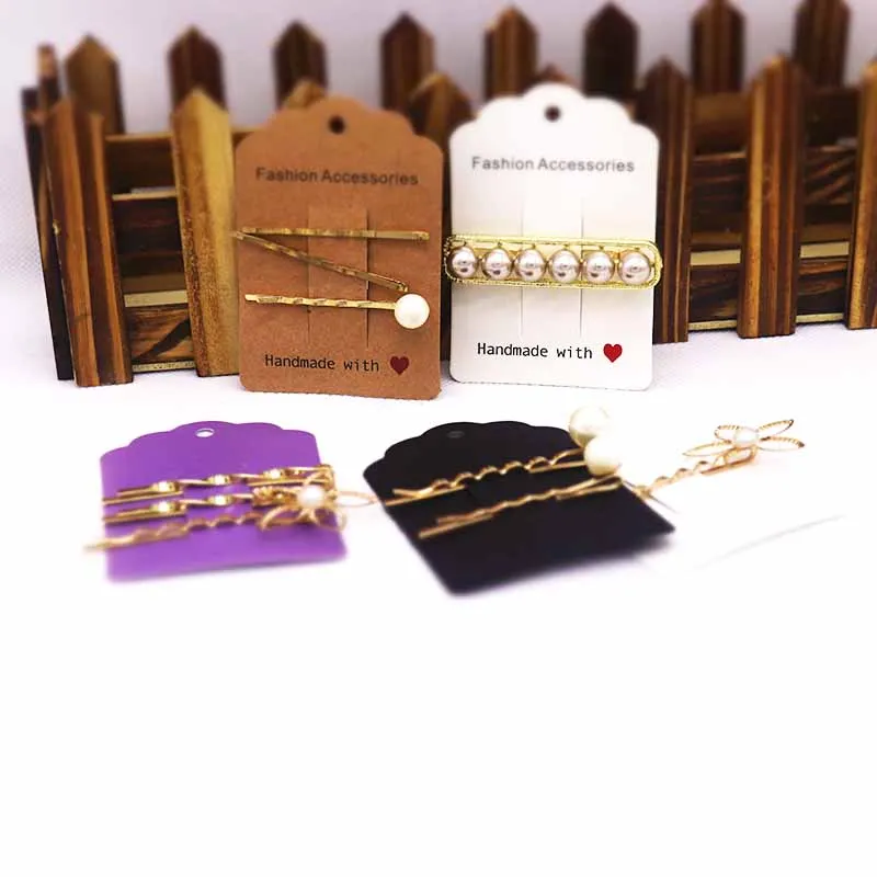 50pcs Display Cardboard Hair Clip Cards Jewelry Paperboard Newest Design Hot Selling 6*8.7cm 4 Colors Black/White/Kraft/Purple
50pcs Display Cardboard Hair Clip Cards Jewelry Paperboard Newest Design Hot Selling 6*8.7cm 4 Colors Black/White/Kraft/Purple