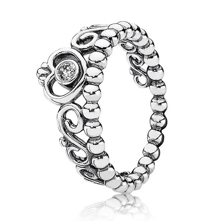 New 925 Sterling Silver Ring Princess Tiara Royal Crown With Crystal Rings For Women Wedding Party Gift Fine Europe Jewelry
New 925 Sterling Silver Ring Princess Tiara Royal Crown With Crystal Rings For Women Wedding Party Gift Fine Europe Jewelry