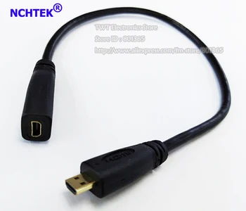 NCHTEK HDMI 1.4 D Type Micro HDMI Male to Micro HDMI Female M/F Extension Cable 30CM/Free shipping/5PCS
NCHTEK HDMI 1.4 D Type Micro HDMI Male to Micro HDMI Female M/F Extension Cable 30CM/Free shipping/5PCS