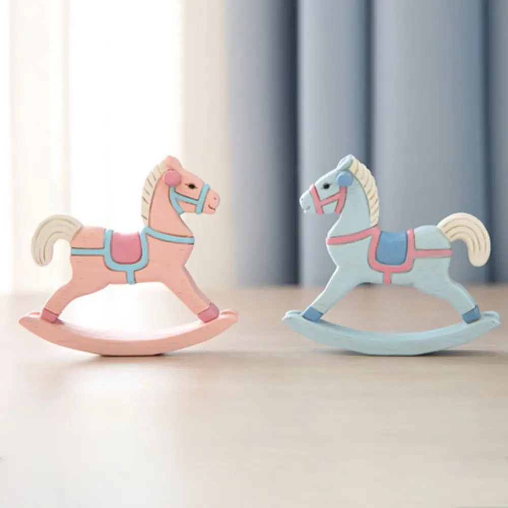 New Hot Wooden Small Rocking Horse Balance Photography Props Home Decor Kids Toys Gifts Children S Room Decoration Crafts Aji 914