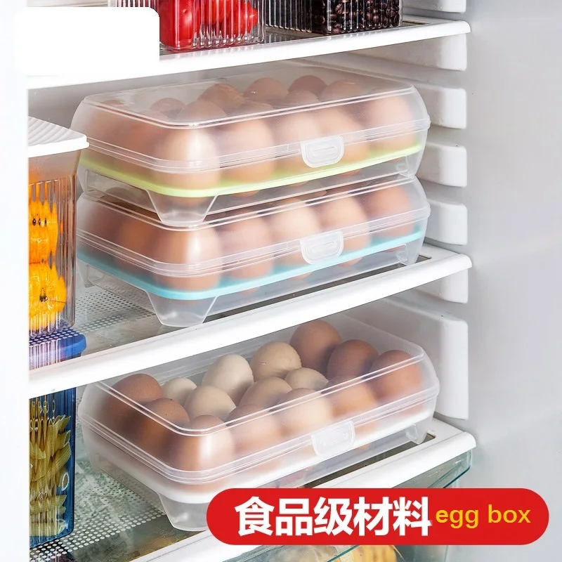 Fridge Egg Box Food Frozen Egg Kitchen Transparent Plastic Box 15 grid Egg Storage Box
Fridge Egg Box Food Frozen Egg Kitchen Transparent Plastic Box 15 grid Egg Storage Box