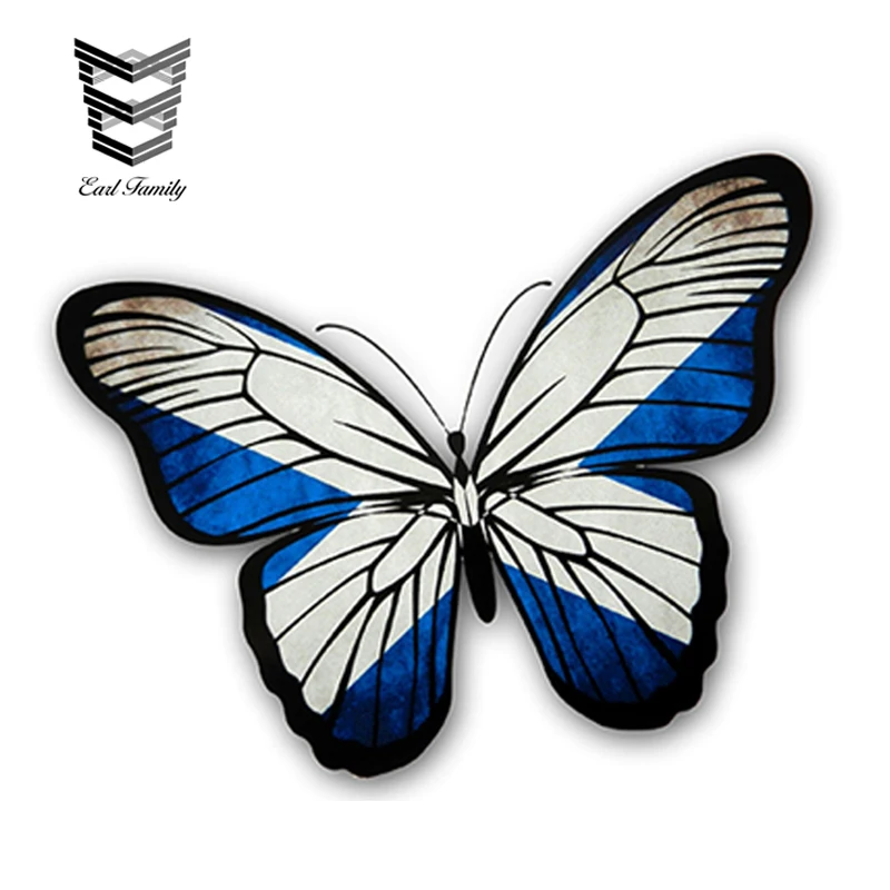 EARLFAMILY 13cm x 9cm Beautiful Butterfly With Scotland Scottish Saltire Flag Vinyl Car Sticker Reflective Waterproof Sticker
EARLFAMILY 13cm x 9cm Beautiful Butterfly With Scotland Scottish Saltire Flag Vinyl Car Sticker Reflective Waterproof Sticker