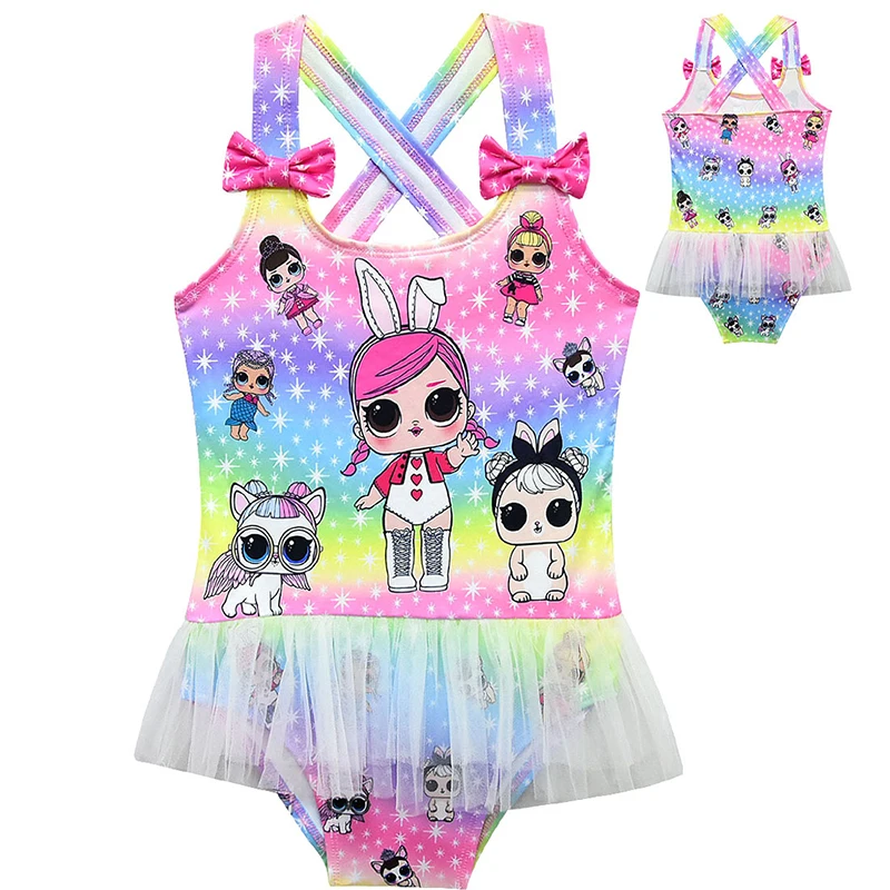 Girls Lol Swimwear Kids One Piece Swimsuit Cartoon Bikini Rainbow Print Beach Wear Baby Children Beach Bathing Suit Dress Girls
Girls Lol Swimwear Kids One Piece Swimsuit Cartoon Bikini Rainbow Print Beach Wear Baby Children Beach Bathing Suit Dress Girls