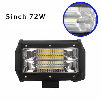 ECAHAYAKU 5 inch Led Work Light Bar 12V 72W 144W Spot Flood 24V 6000K Led Bar for Off-road ATV Jeep Driving Lights Car Styling
ECAHAYAKU 5 inch Led Work Light Bar 12V 72W 144W Spot Flood 24V 6000K Led Bar for Off-road ATV Jeep Driving Lights Car Styling