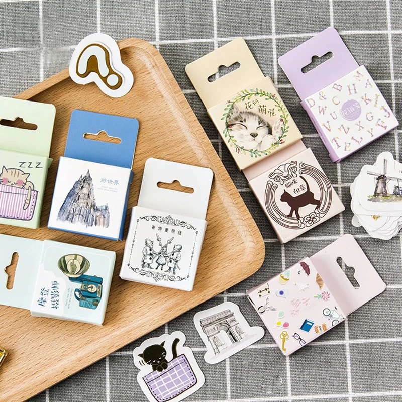 45PCS Cute Stickers Travel Cat Scrapbooking Bullet Journal Stickers Stationery Sticker Flakes Handmade Diary Seal Labels Stikers
45PCS Cute Stickers Travel Cat Scrapbooking Bullet Journal Stickers Stationery Sticker Flakes Handmade Diary Seal Labels Stikers