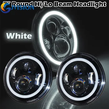 7'' Round led headlight Conversion Kit with Halo Angel eye Ring & Daytime running lights & Turn Signal lights For Jeep Wrangler
7'' Round led headlight Conversion Kit with Halo Angel eye Ring & Daytime running lights & Turn Signal lights For Jeep Wrangler