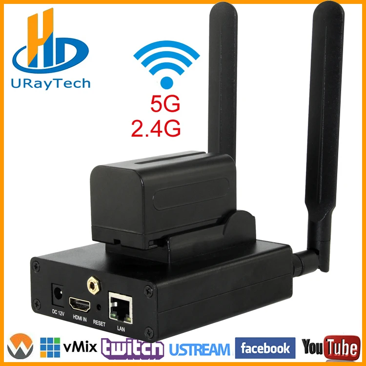 

HEVC /H.265 H.264 /AVC WiFi HDMI IPTV Streaming Encoder For Live Streaming Broadcast RTMP RTSP UDP For Wowza, Youtube, Facebook