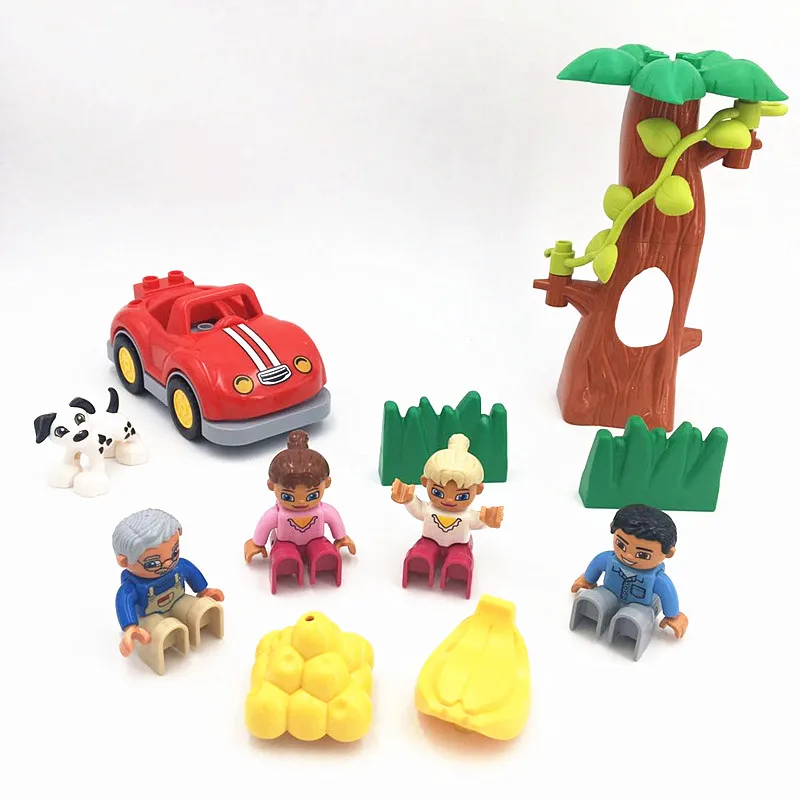 Single Sales Accessories Blocks Big Size Play Bricks Compatible with L Brand Duploed Parts Happy Outing Cars Animals Kids Toys
Single Sales Accessories Blocks Big Size Play Bricks Compatible with L Brand Duploed Parts Happy Outing Cars Animals Kids Toys