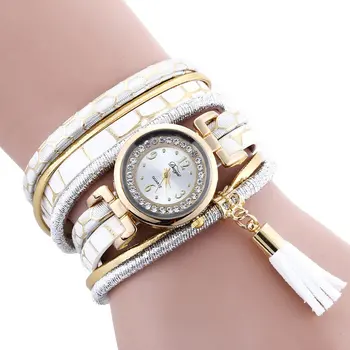 Women's Fashion Pendant decorative Bracelet Watch Lady Quartz Watch Fashion Leather Women Watch Casual Wrist Watch HOT SALE 
Women's Fashion Pendant decorative Bracelet Watch Lady Quartz Watch Fashion Leather Women Watch Casual Wrist Watch HOT SALE