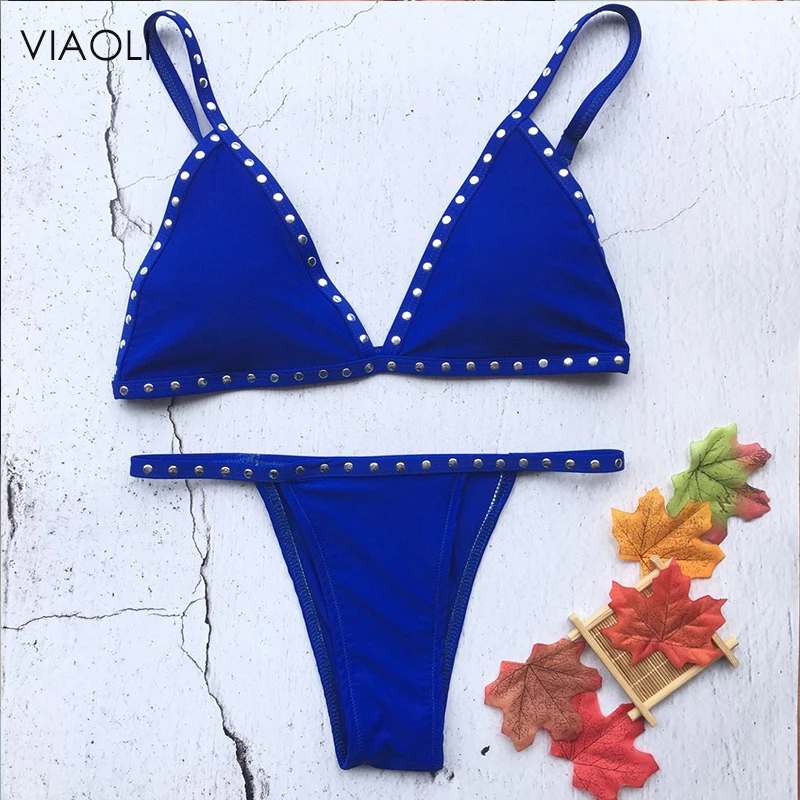 Women Swimming Suit 2018 Metal Ddging Bikini Set Low Waist Sexy Swimwear Female Solid Blue Red Biquini Thong Padded Swimsuit
Women Swimming Suit 2018 Metal Ddging Bikini Set Low Waist Sexy Swimwear Female Solid Blue Red Biquini Thong Padded Swimsuit