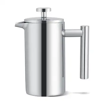 New 350ML Stainless Steel High Quality Insulated Coffee Maker French Press Tea Pot Coffee Kettle Pot
New 350ML Stainless Steel High Quality Insulated Coffee Maker French Press Tea Pot Coffee Kettle Pot