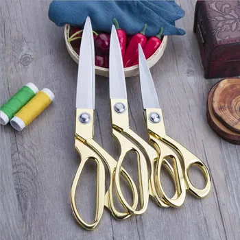 Scissors For Cutting Fabric Clothes Sewing Tailor Scissors Cut Stainless Steel Scissors Golden Sharp Vintage Handmade Accessory
Scissors For Cutting Fabric Clothes Sewing Tailor Scissors Cut Stainless Steel Scissors Golden Sharp Vintage Handmade Accessory
