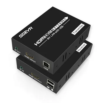 100m 120m HDMI Extender Over LAN Network with IR Remote HDMI Over Cat5e/Cat6/Cat7 Ethernet Cable Up to 120m HDMI KVM Extender 
100m 120m HDMI Extender Over LAN Network with IR Remote HDMI Over Cat5e/Cat6/Cat7 Ethernet Cable Up to 120m HDMI KVM Extender