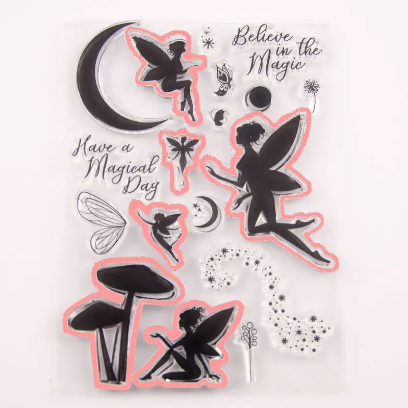 Fairy Girls Moon Transparent Clear Silicone Stamp and Cutting Dies DIY Scrapbooking Photo Album Decorative Card Making
Fairy Girls Moon Transparent Clear Silicone Stamp and Cutting Dies DIY Scrapbooking Photo Album Decorative Card Making