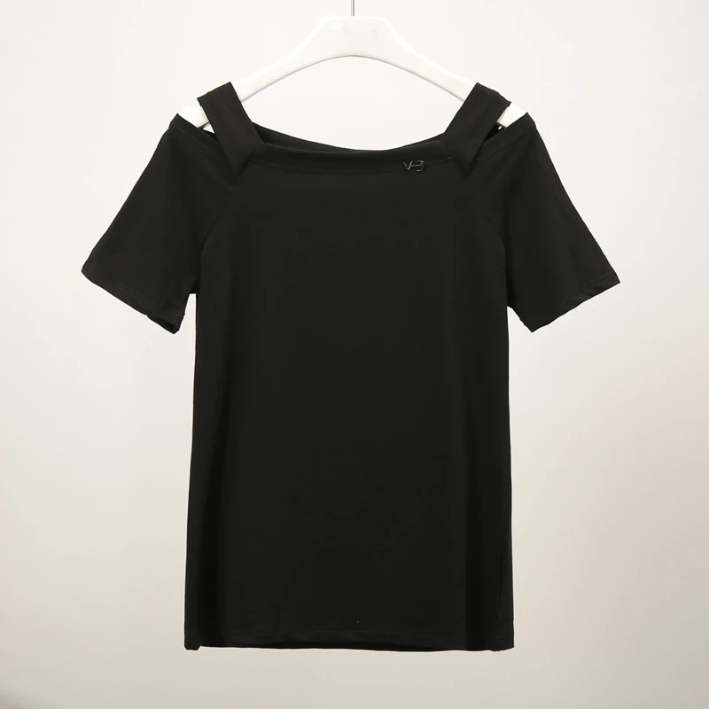 Women T Shirt Short Sleeve Tops Korean Strappy Cold Shoulder Top Tee Women Short Sleeve Slash Neck Casual Top Tees Plus Size
Women T Shirt Short Sleeve Tops Korean Strappy Cold Shoulder Top Tee Women Short Sleeve Slash Neck Casual Top Tees Plus Size