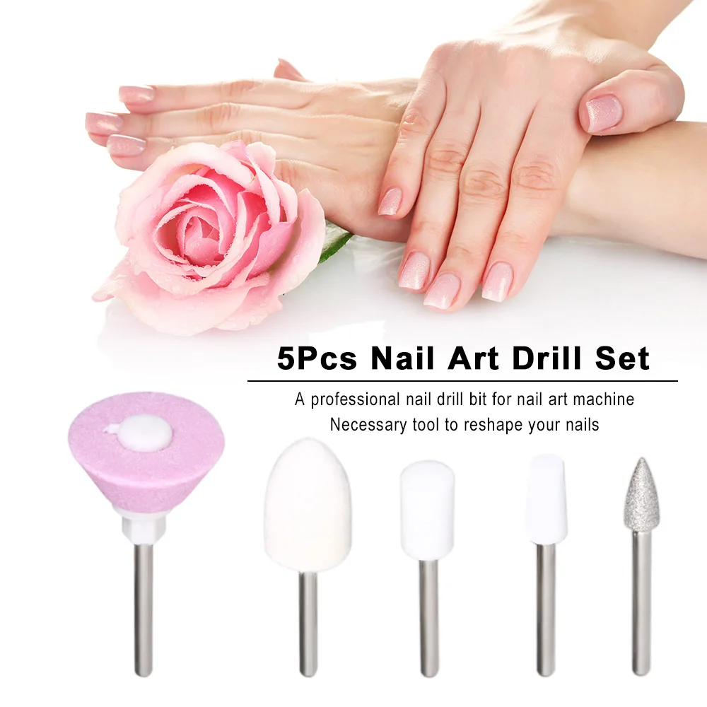 5Pcs Nail Drill Bits Set Nail Sanding Grinding Head Tips Buffer File for Electric Sander Machine Manicure Polished Tool Set
5Pcs Nail Drill Bits Set Nail Sanding Grinding Head Tips Buffer File for Electric Sander Machine Manicure Polished Tool Set