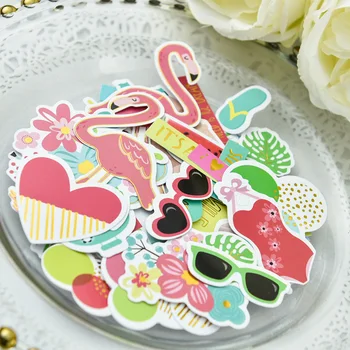 KLJUYP 33pcs Flamingo Cardstock Die Cuts for Scrapbooking Happy Planner/Card Making/Journaling Project
KLJUYP 33pcs Flamingo Cardstock Die Cuts for Scrapbooking Happy Planner/Card Making/Journaling Project