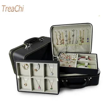 3 Layers Jewelry Organizer Bag Storage Box Zipper Bag Large Capacity Earrings Necklace Receive Case Jewelry Boxes
3 Layers Jewelry Organizer Bag Storage Box Zipper Bag Large Capacity Earrings Necklace Receive Case Jewelry Boxes