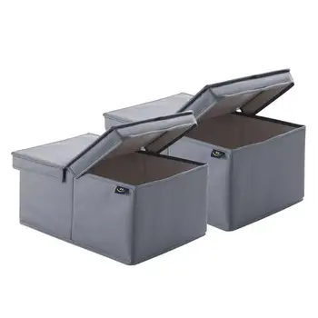 1pc Clothes Storage Box Washable Sturdy 600D Oxford Fabric Storage Container Storage Bins for Garment Scarfs Clothes Accessory
1pc Clothes Storage Box Washable Sturdy 600D Oxford Fabric Storage Container Storage Bins for Garment Scarfs Clothes Accessory
