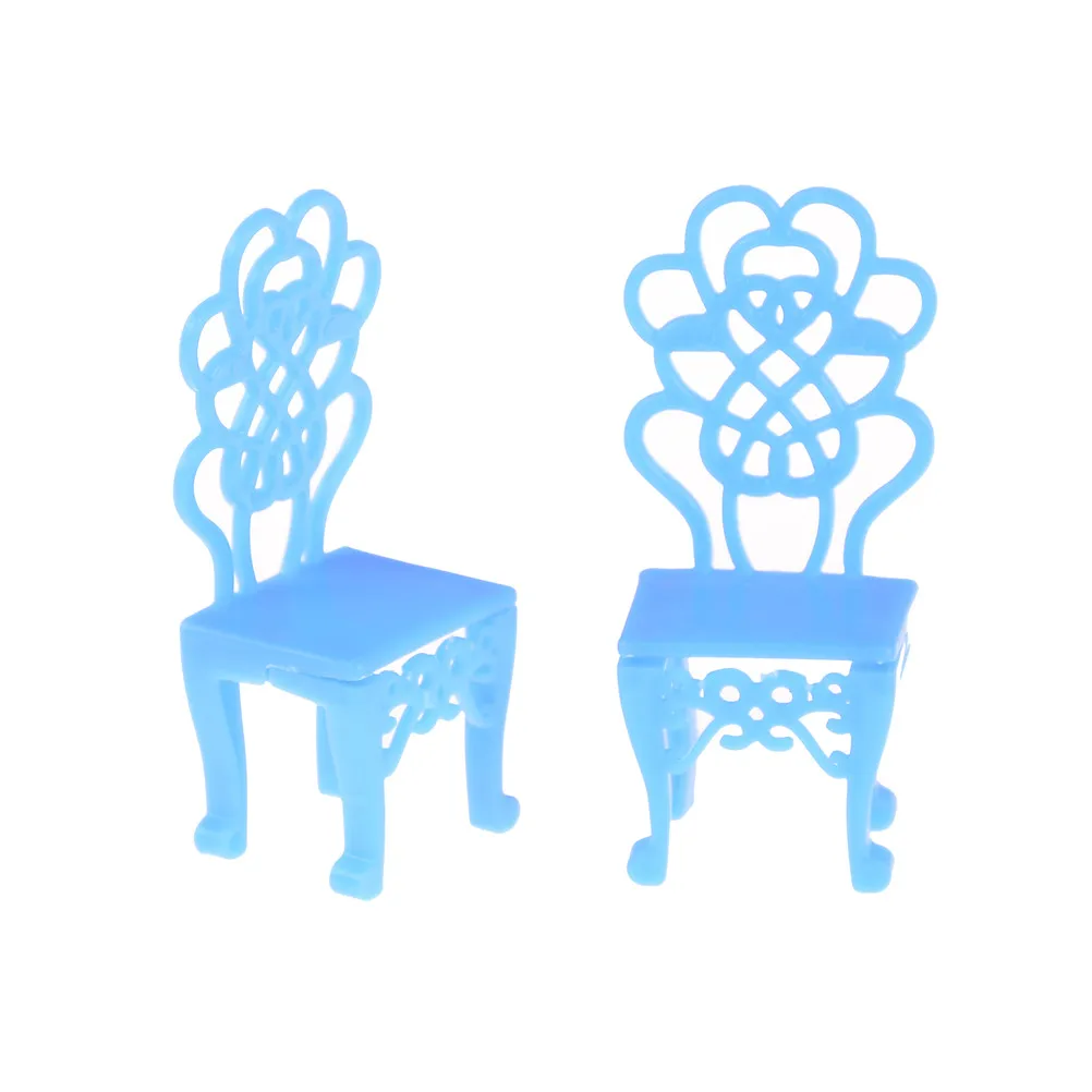 2Pcs s Plastic Blue Empty Chairs for Doll House Room Dresser Decoration Dollhouse Furniture Children Girls Toy Gift
2Pcs s Plastic Blue Empty Chairs for Doll House Room Dresser Decoration Dollhouse Furniture Children Girls Toy Gift