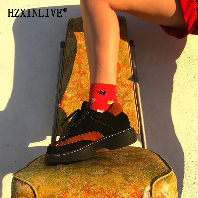 2019 Insta Street Style Creepers Platform Shoes Genuine Leather Shoes Women Luxury Brand Designer Punk Suede Women Shoes
2019 Insta Street Style Creepers Platform Shoes Genuine Leather Shoes Women Luxury Brand Designer Punk Suede Women Shoes