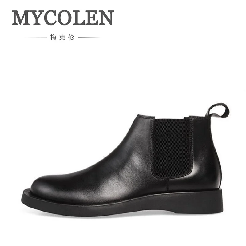 MYCOLEN Leather Mens Casual Ankle Boots Brand Minimalist Design Winter Shoes Black Top Quality Comfort Shoes Men Askeri Bot
MYCOLEN Leather Mens Casual Ankle Boots Brand Minimalist Design Winter Shoes Black Top Quality Comfort Shoes Men Askeri Bot
