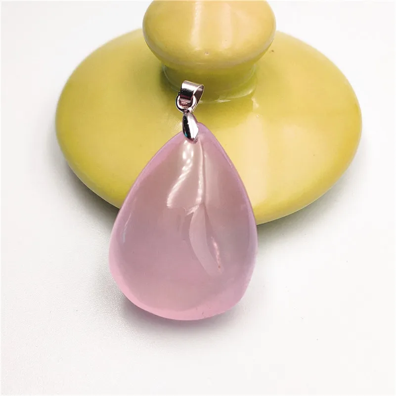 Rose Quartz Pendant Clear Mozambique (4)