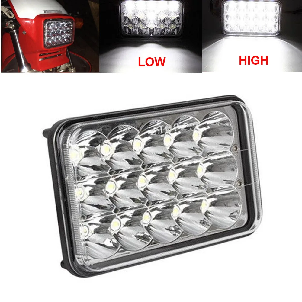 4x6 Inch LED Conversion Headlight For Honda XR250, XR400, XR650 Suzuki Motorcycle Headlamp H4 Plugs Lamp
4x6 Inch LED Conversion Headlight For Honda XR250, XR400, XR650 Suzuki Motorcycle Headlamp H4 Plugs Lamp